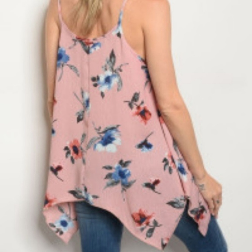 Mauve Floral Top - Picture 2 of 3